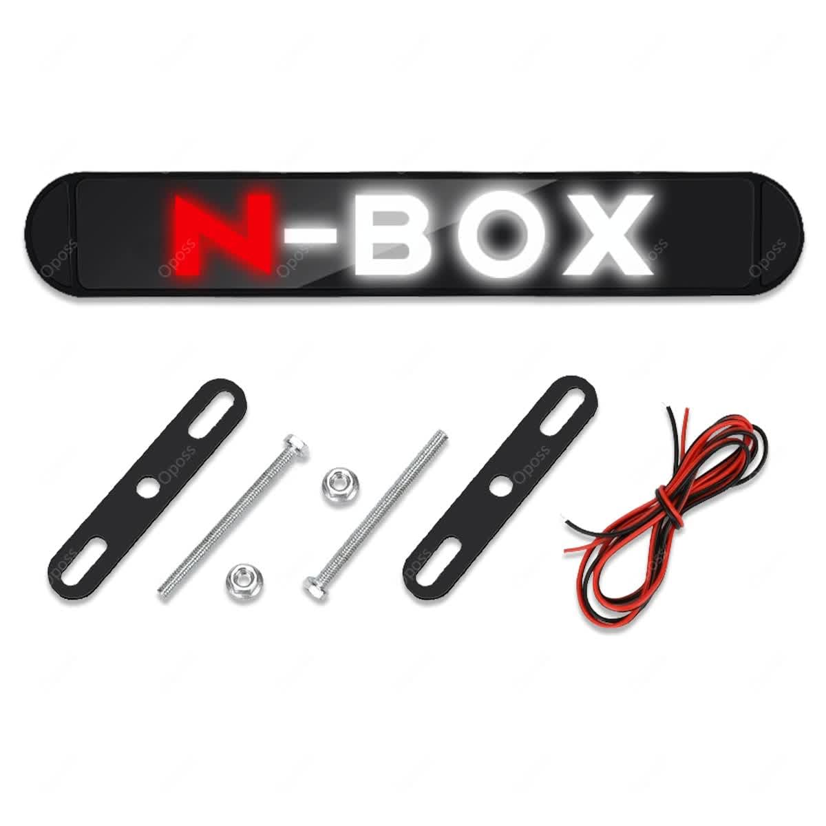 Amazon | ホンダ N-BOX フロントグリル車ロゴ バッジ 発光エンブレム